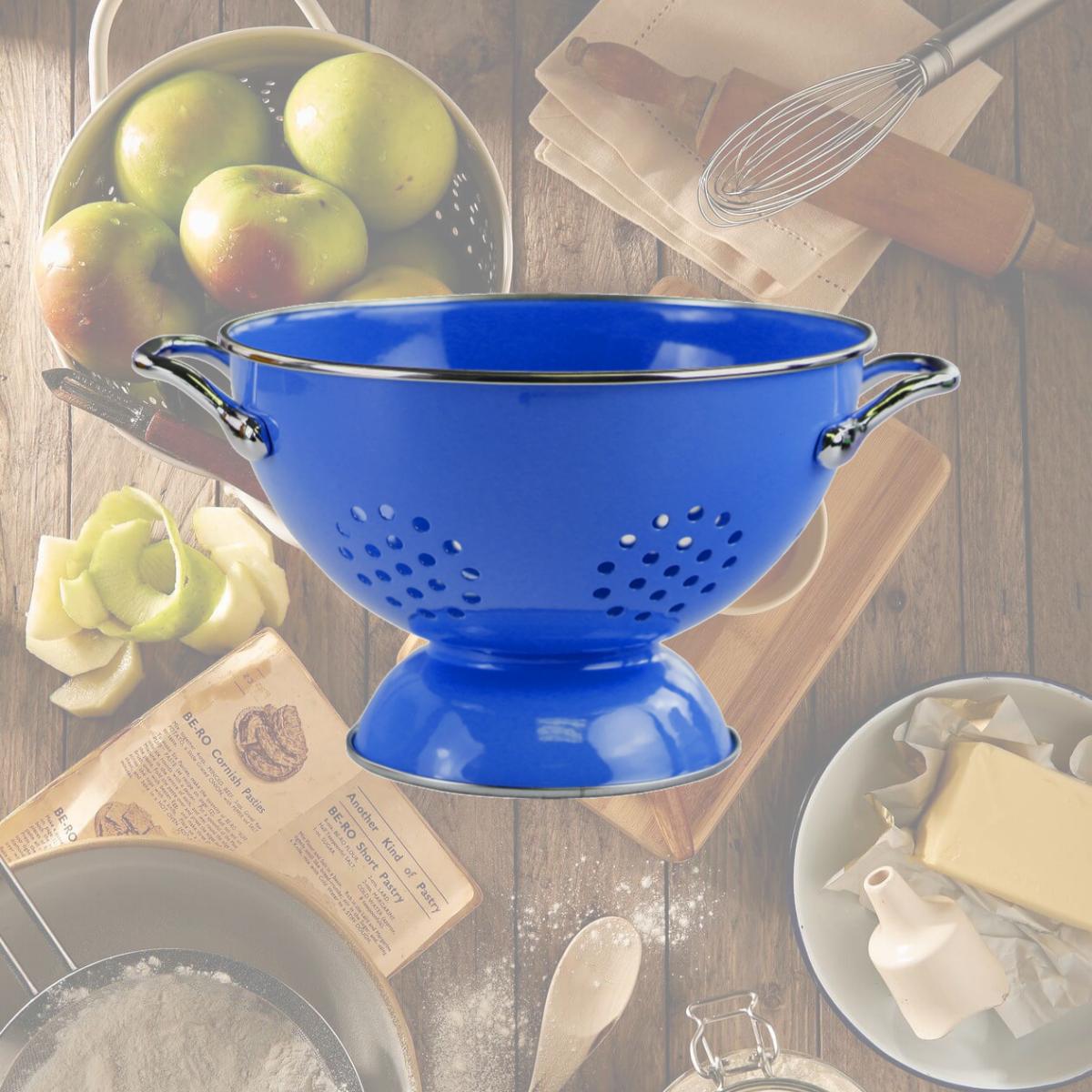 Picture of Reston Lloyd 08701 Calypso Basics 1.5qt Colander  Azure 