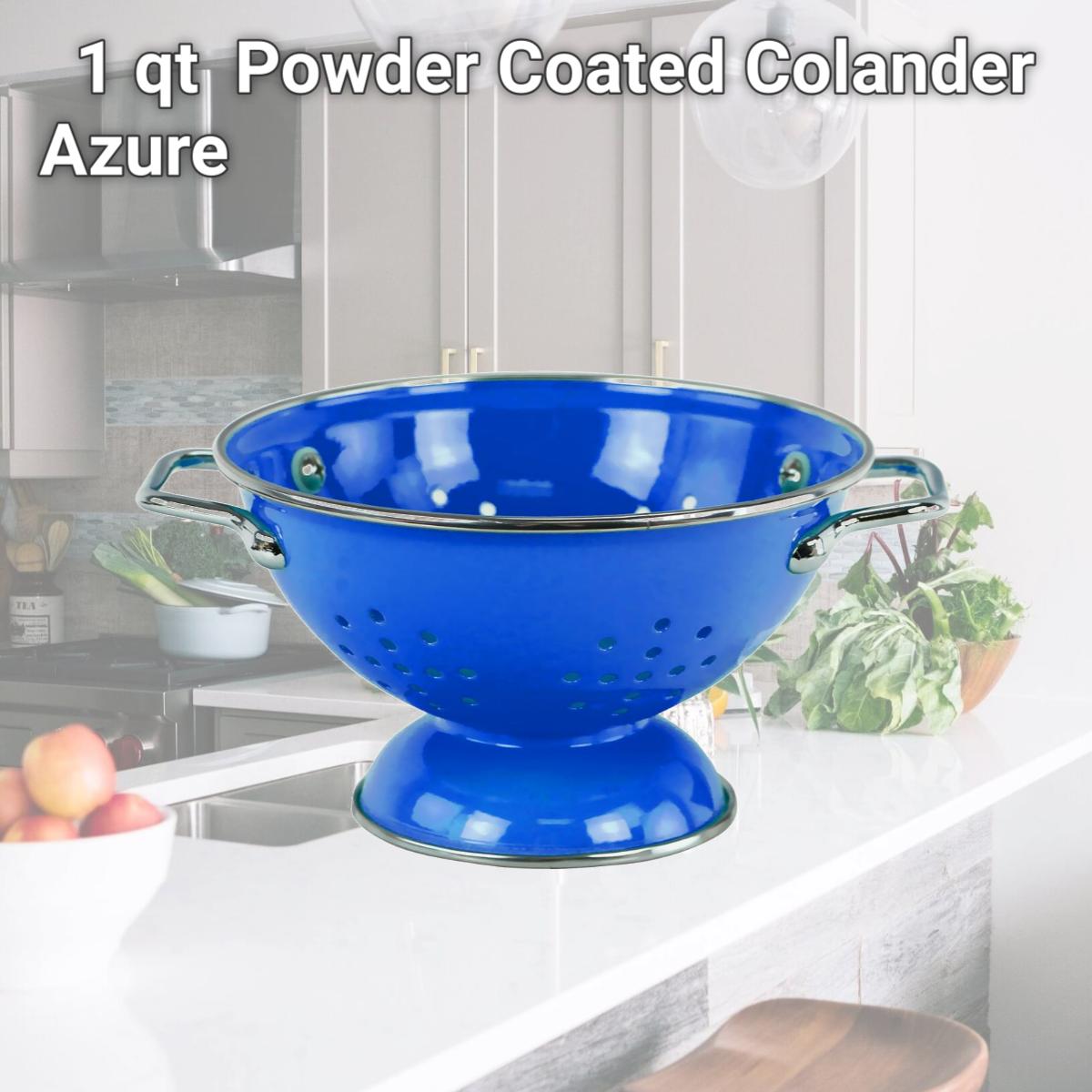 Picture of Reston Lloyd 18701 1 qt  Powder Coated Colander  Azure