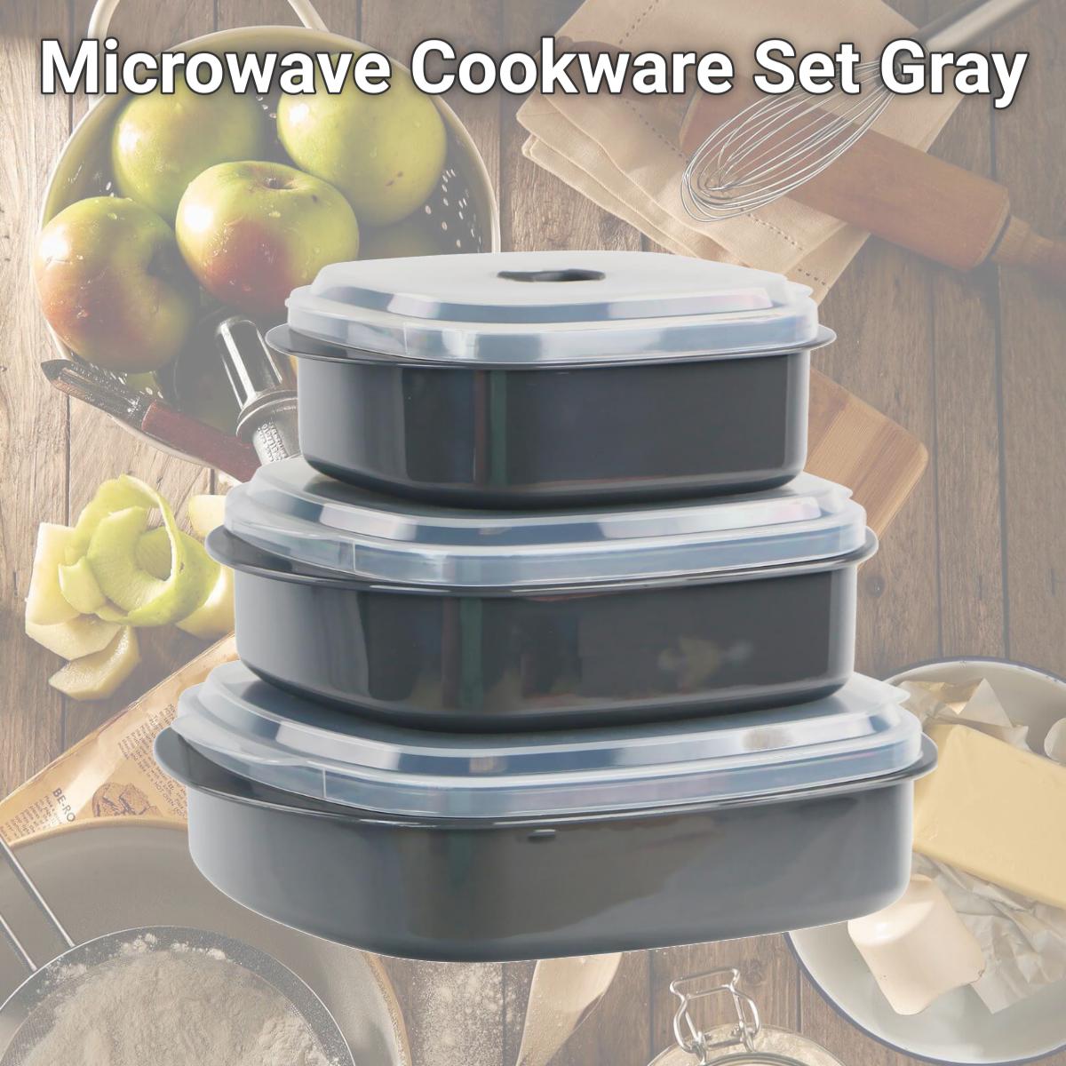 Picture of Reston Lloyd 20110 Microwave Cookware Set Gray