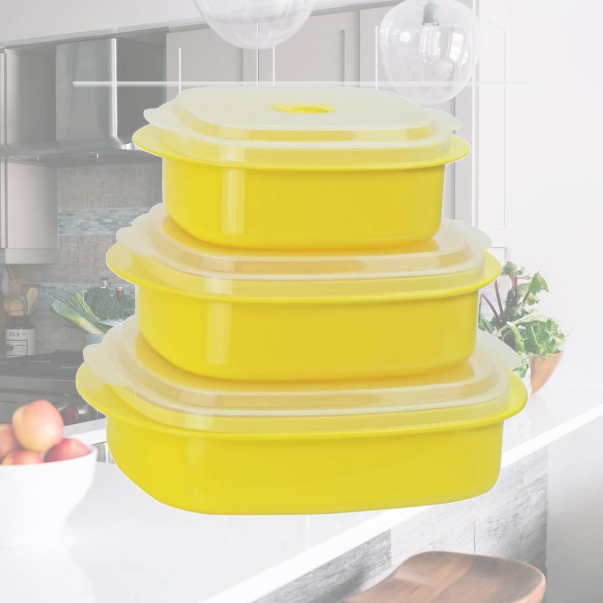 Picture of Reston Lloyd 20201 Microwave Cookware Set  Lemon