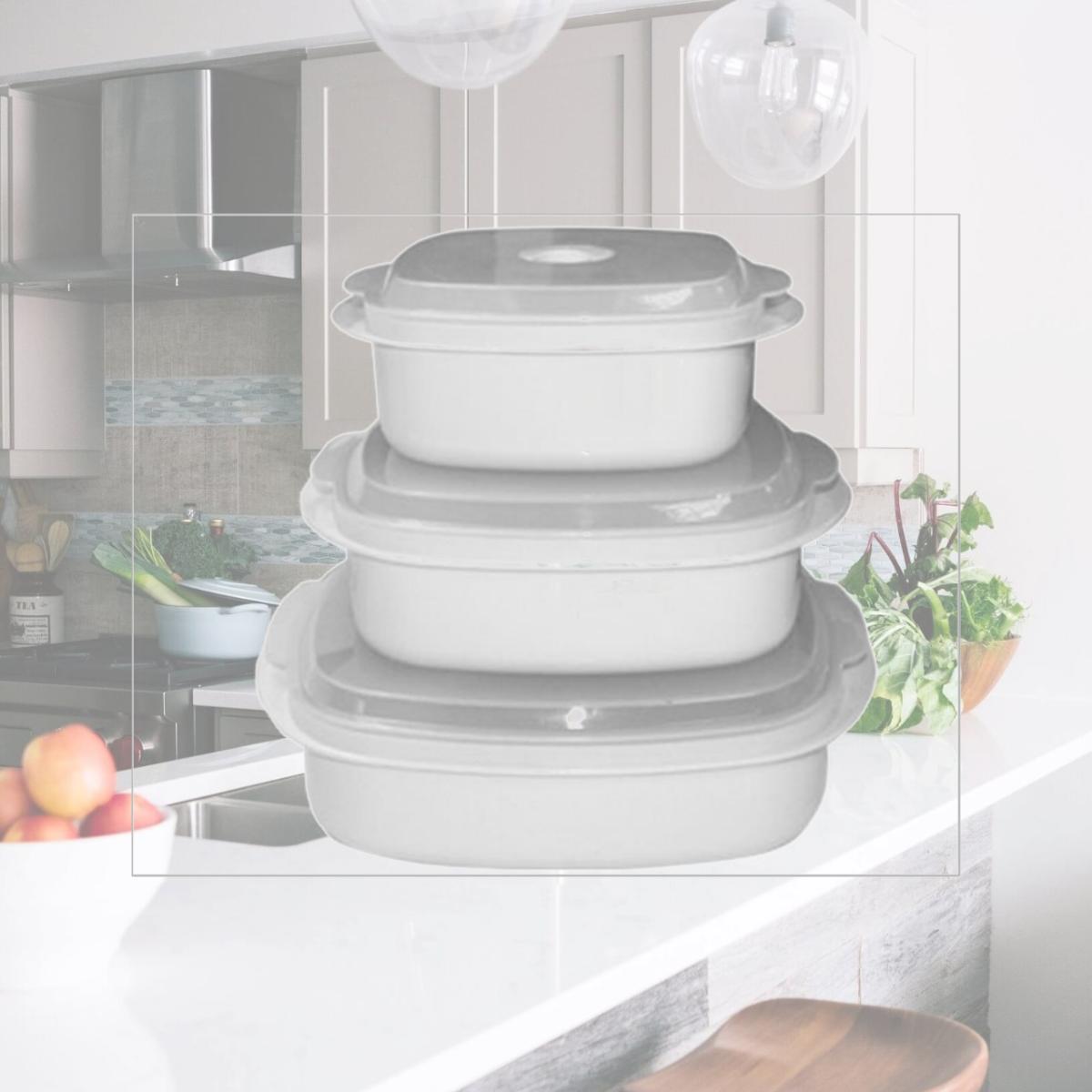 Picture of Reston Lloyd 20300 Microwave Cookware Set  White