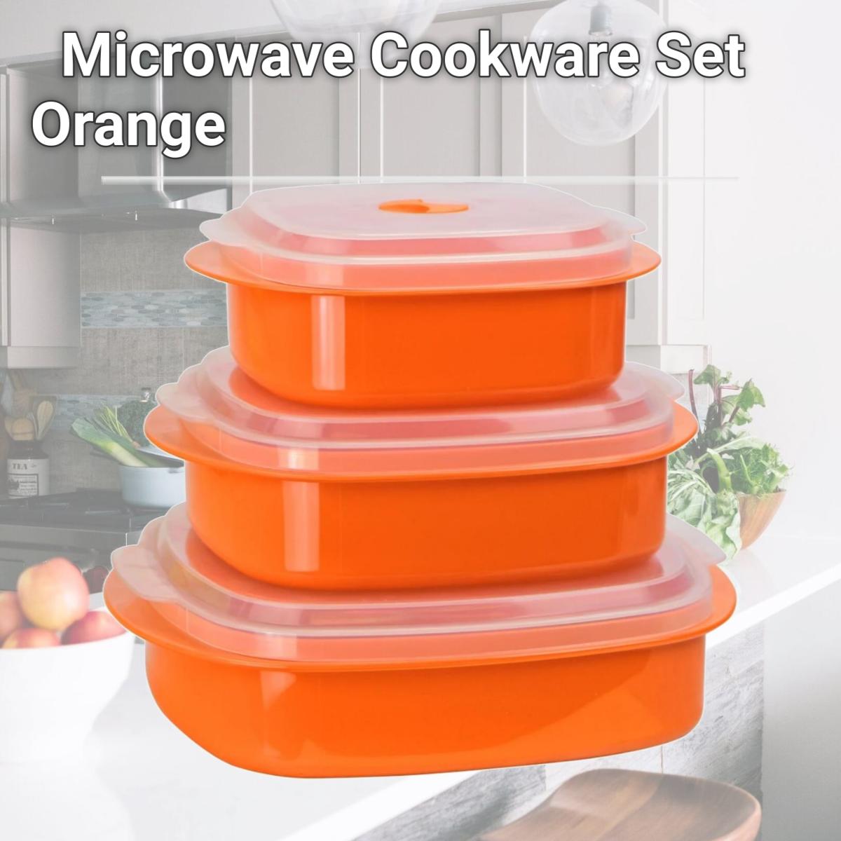 Picture of Reston Lloyd 20500 Microwave Cookware Set  Orange