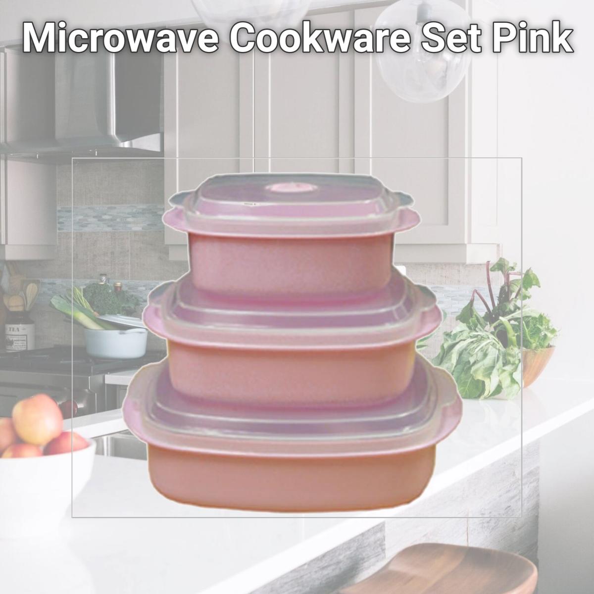 Picture of Reston Lloyd 20601 Microwave Cookware Set  Pink 