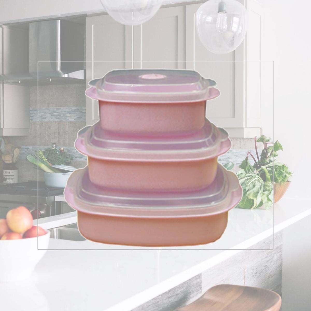 Picture of Reston Lloyd 20601 Microwave Cookware Set  Pink 