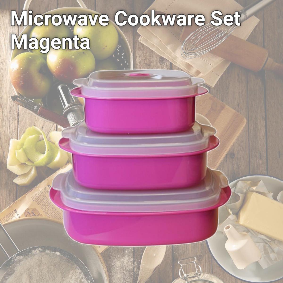 Picture of Reston Lloyd 20603 Microwave Cookware Set  Magenta