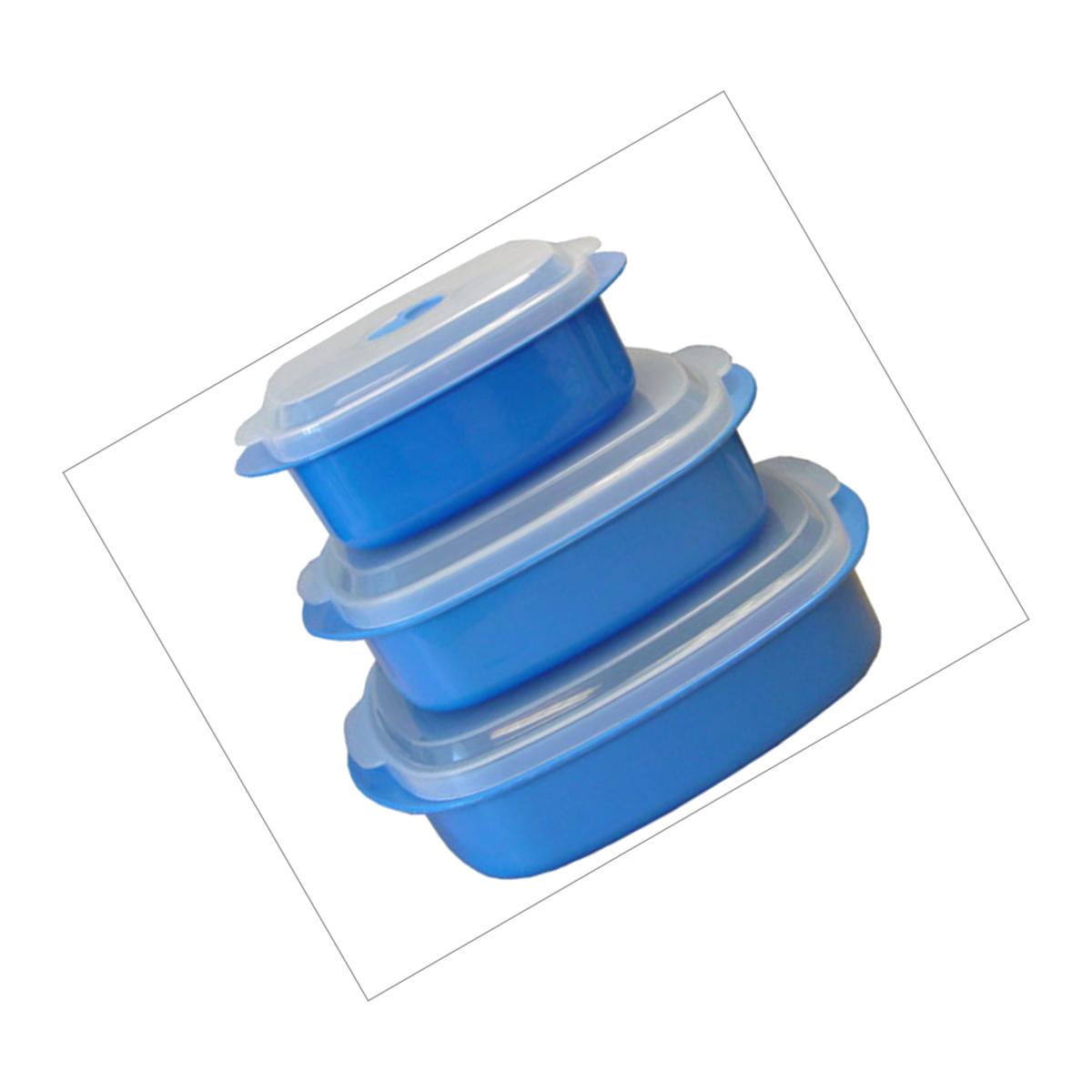 Picture of Reston Lloyd 20701 Microwave Cookware &amp; Storage Set  Azure