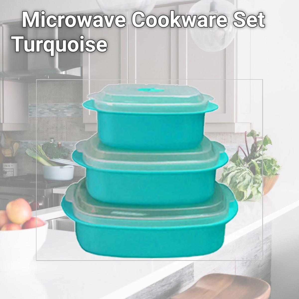 Picture of Reston Lloyd 20702 Microwave Cookware Set  Turquoise
