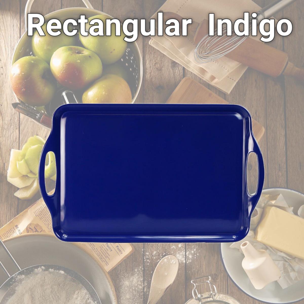 Picture of Reston Lloyd Multi-Purpose 18" Rectangle Melamine Plastic Handled Tray