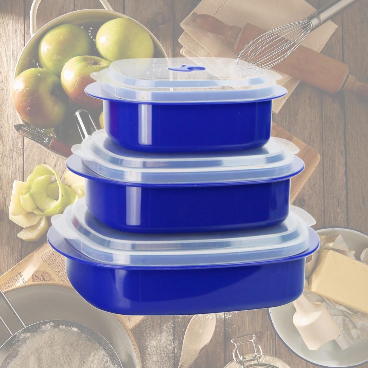 Picture of Reston Lloyd 20705 Microwave Cookware Set  Indigo