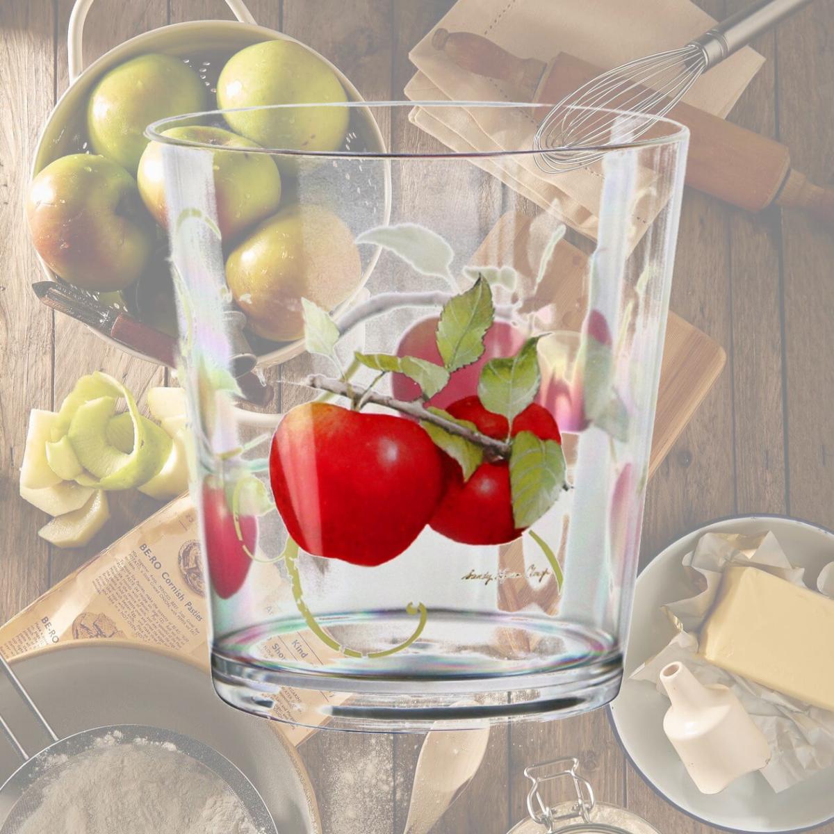 Picture of Reston Lloyd 76999 6pc Acrylic Drinkware Set 14oz  Harvest Apple 