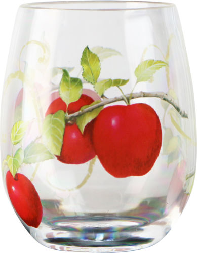 79999 Set 16 Oz Acrylic Wine Glass, Harvest Apple