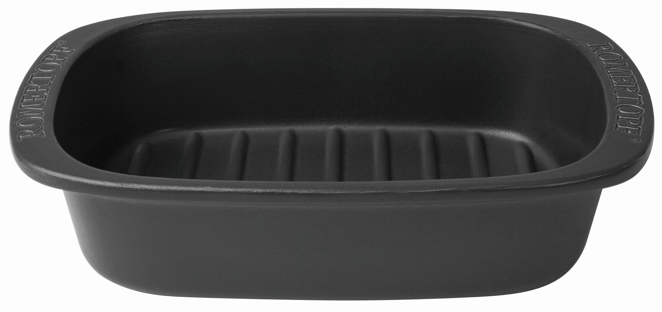 99132 Romertopf Bbq Line Large Casserole Dish, Black