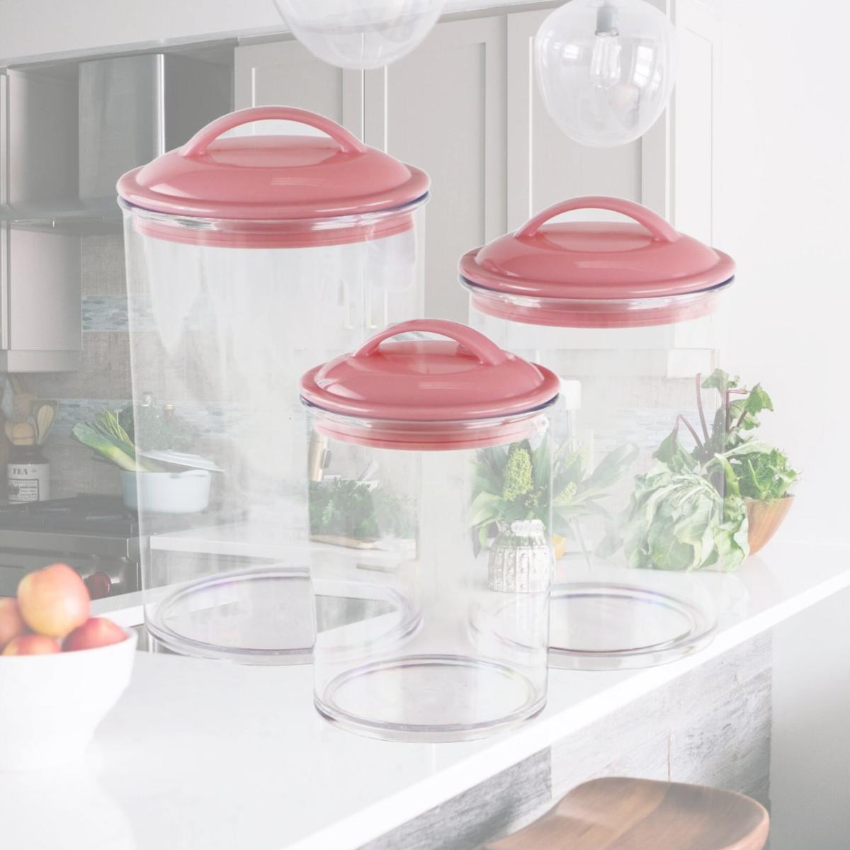 Picture of Calypso Basics by Reston Lloyd Acrylic Storage Canisters, Set of 3