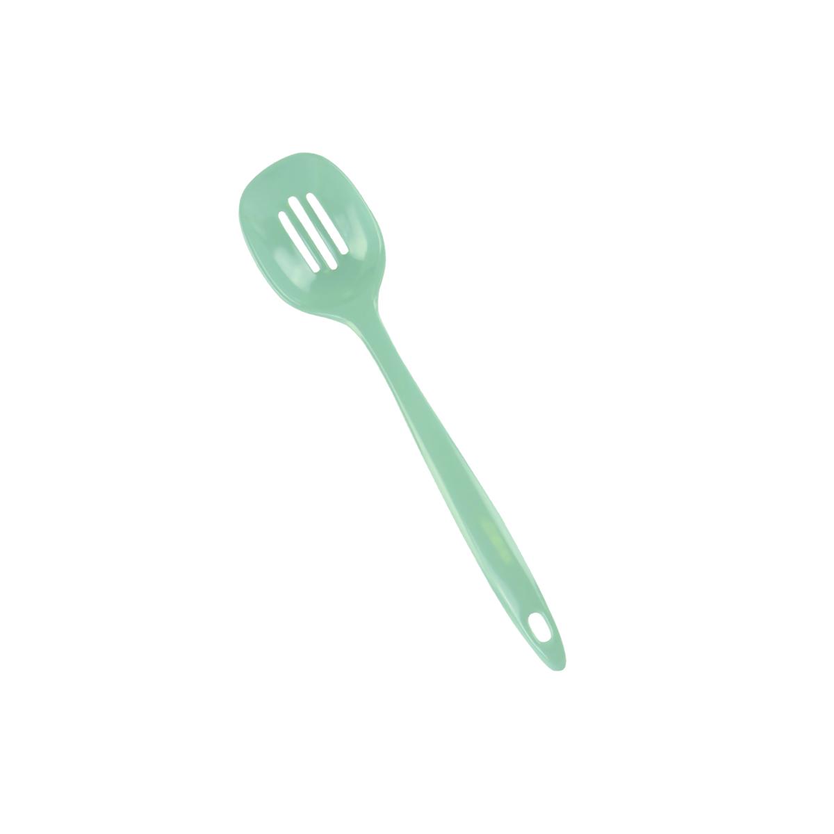 Picture of Reston Lloyd Melamine Slotted Spoon  Seafoam