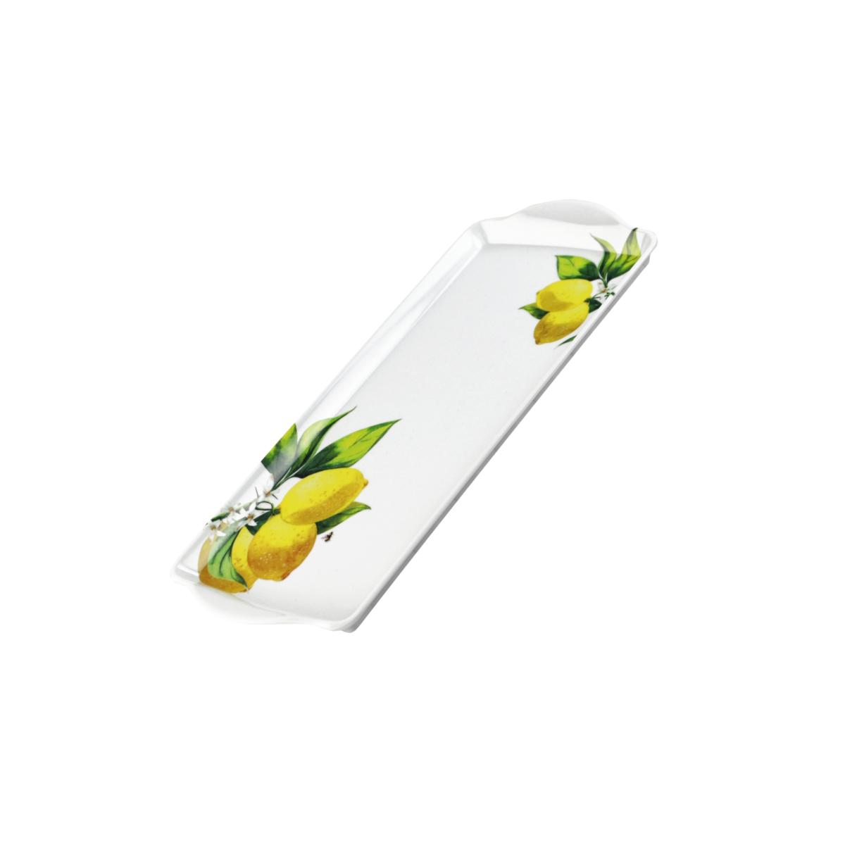 Picture of Reston Lloyd Melamine Plastic Tidbit Tray, BPA-Free, Food Safe, Multipurpose Platter Serving Tray, Bathroom/Table Organizer