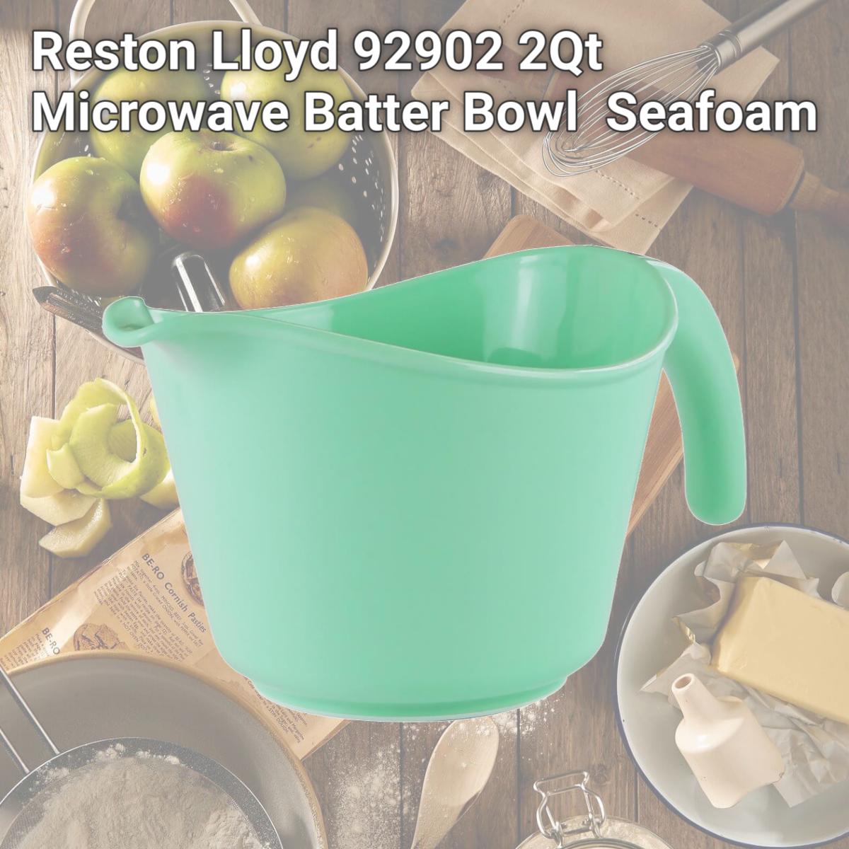 Picture of Reston Lloyd Melamine Batter Bowl with Pour Spout and Detachable Handle -  Seafoam