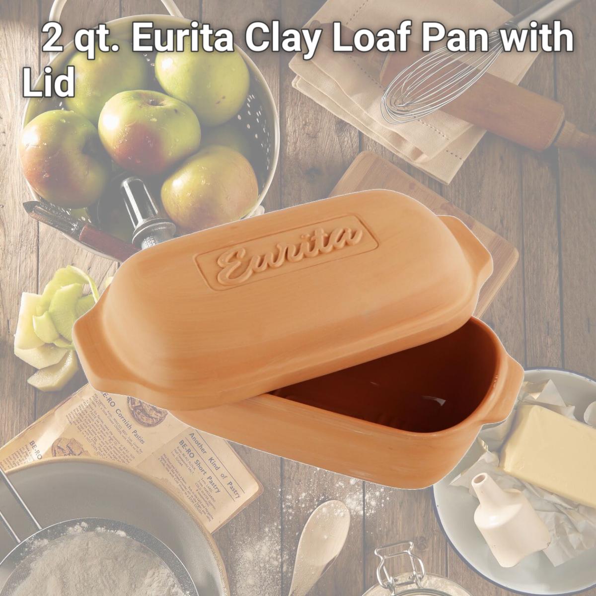 Picture of Reston Lloyd 99700 2 qt. Eurita Clay Loaf Pan with Lid