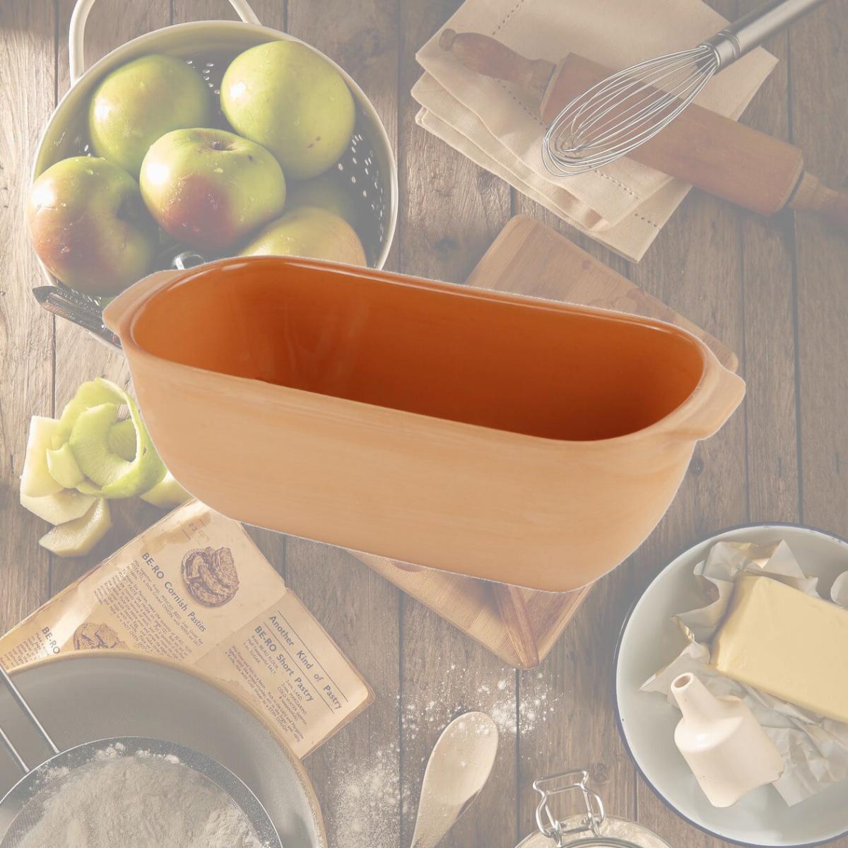 Picture of Reston Lloyd 99701 2 qt. Eurita Clay Loaf Pan