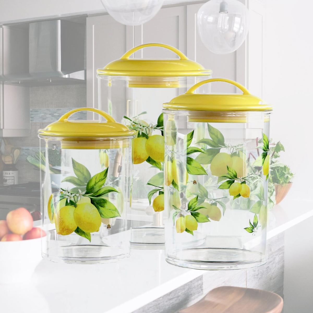Picture of Calypso Basics by Reston Lloyd Acrylic Storage Canisters, Set of 3