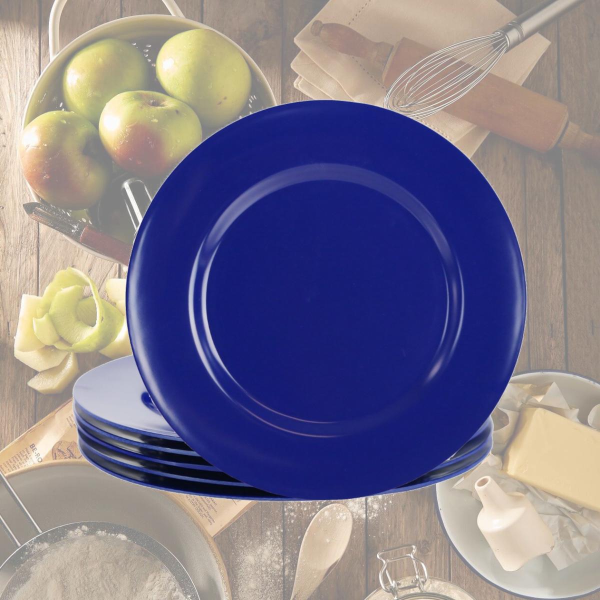 Picture of Reston Lloyd 72705 6pc Melamine Salad Plate Set  Indigo