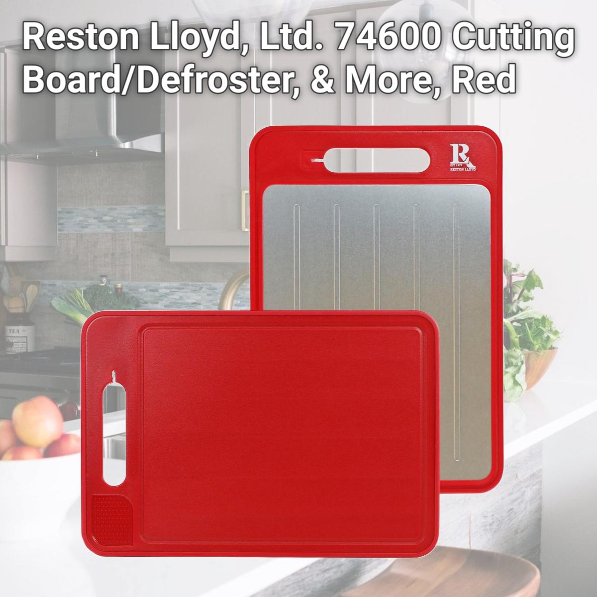 Picture of Reston Lloyd, Ltd. 74600 Cutting Board/Defroster, & More, Red