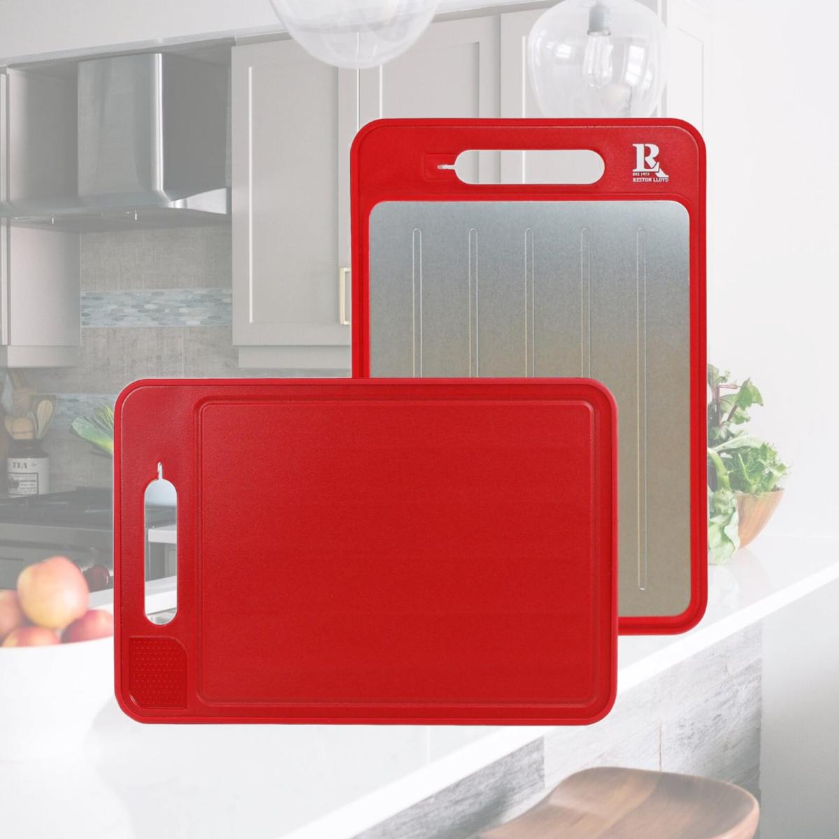 Picture of Reston Lloyd, Ltd. 74600 Cutting Board/Defroster, & More, Red