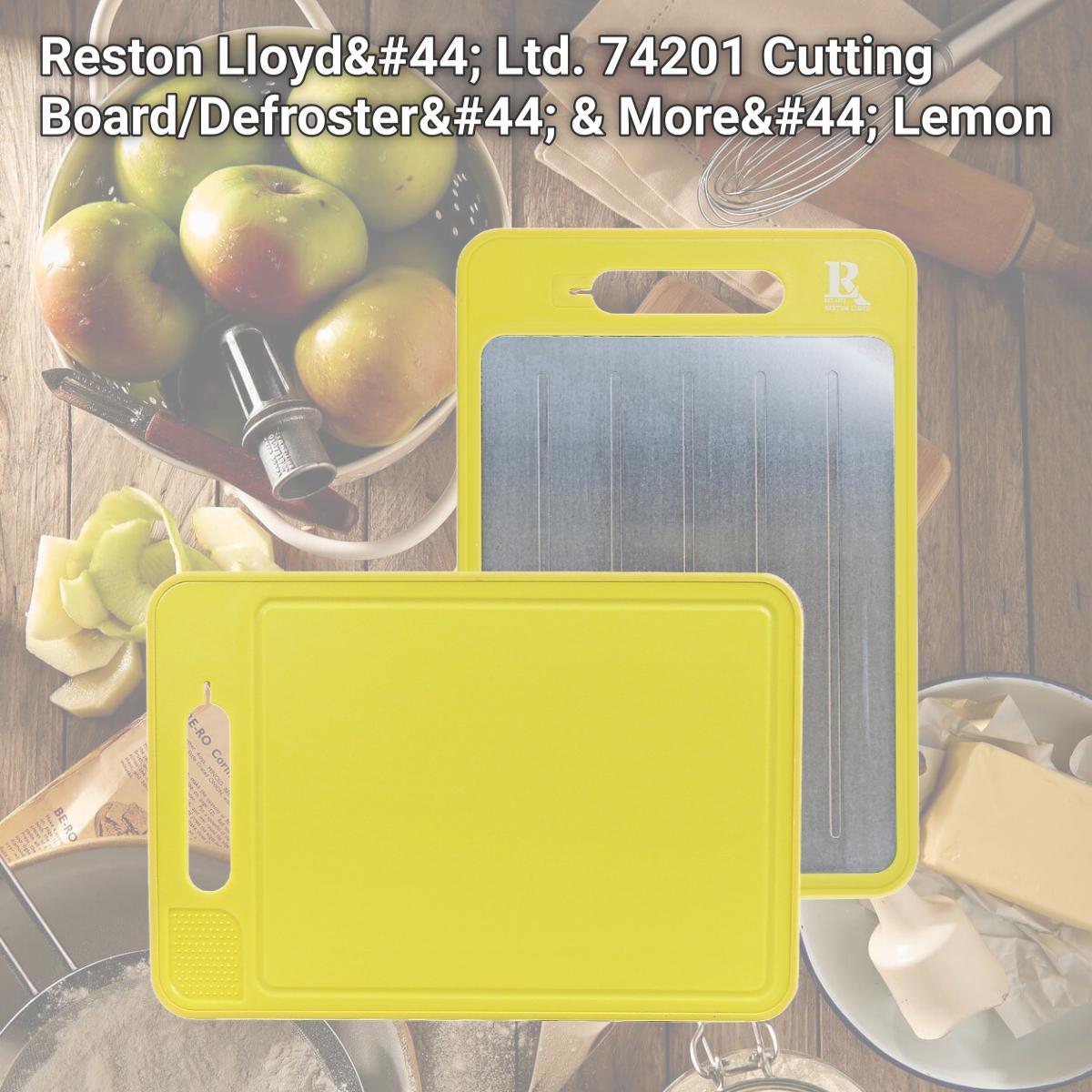 Picture of Reston Lloyd, Ltd. 74201 Cutting Board/Defroster, & More, Lemon