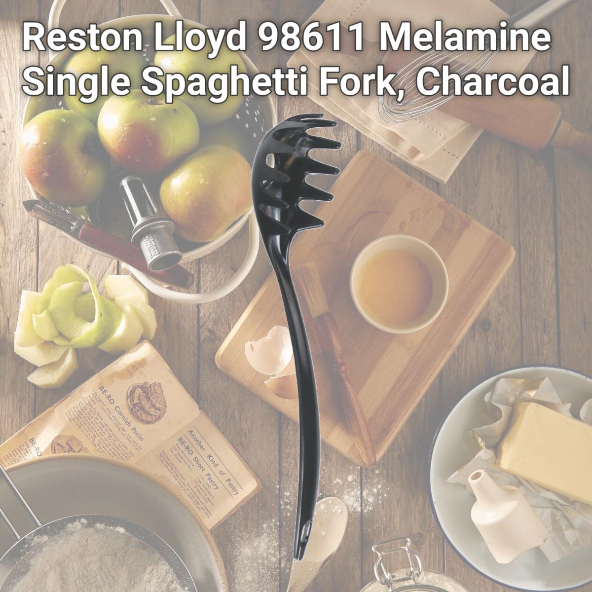 Picture of Reston Lloyd 98611 Melamine Single Spaghetti Fork, Charcoal