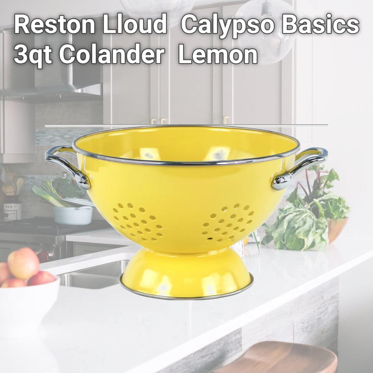 Picture of Reston Lloud 80201 Calypso Basics 3qt Colander  Lemon 