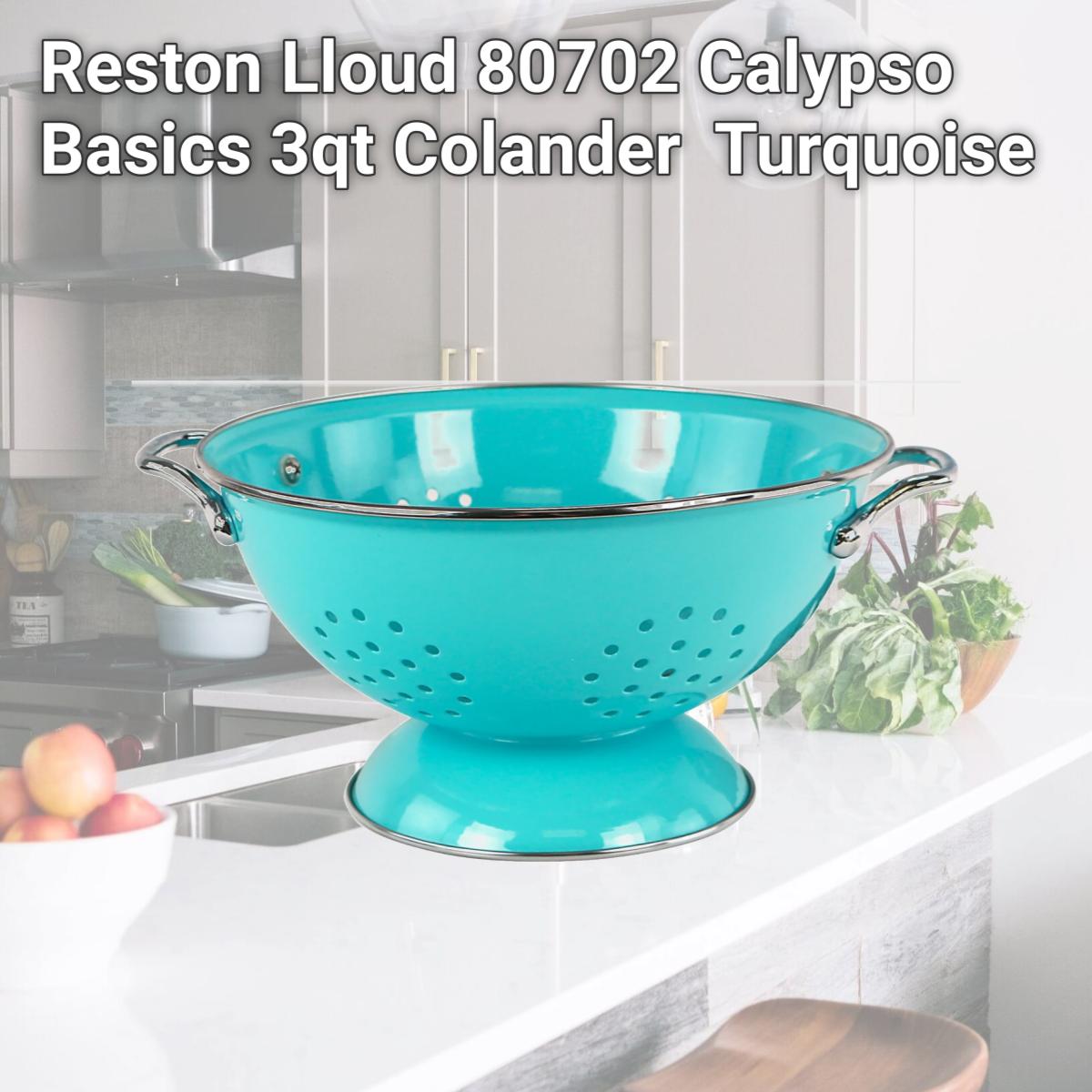 Picture of Reston Lloud 80702 Calypso Basics 3qt Colander  Turquoise 