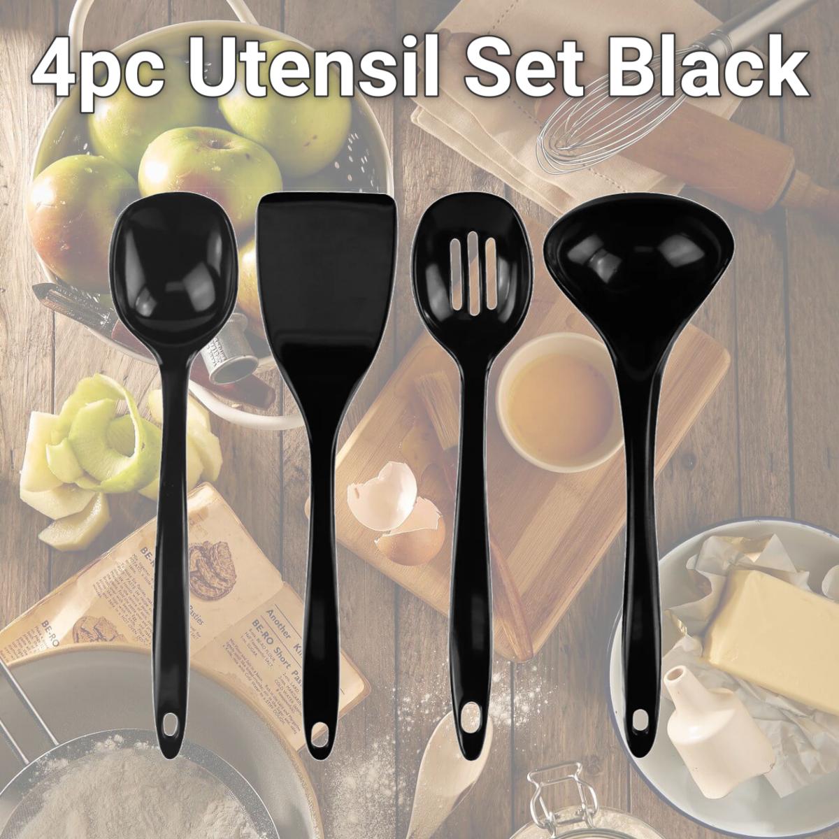 Picture of Reston Lloyd 4pc Utensil Set  Black 