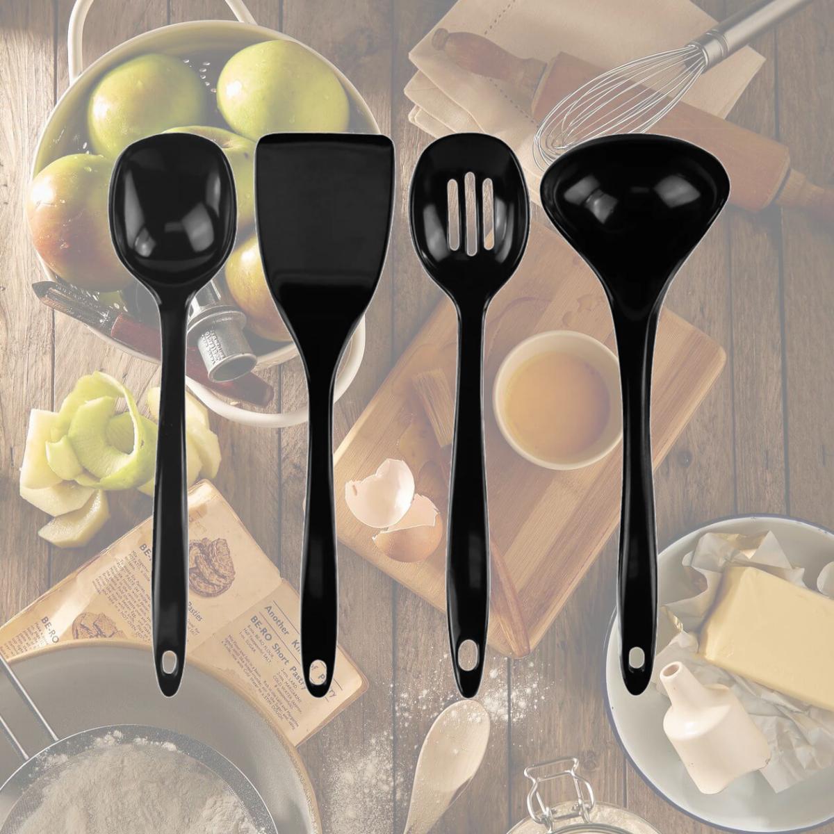 Picture of Reston Lloyd 4pc Utensil Set  Black 