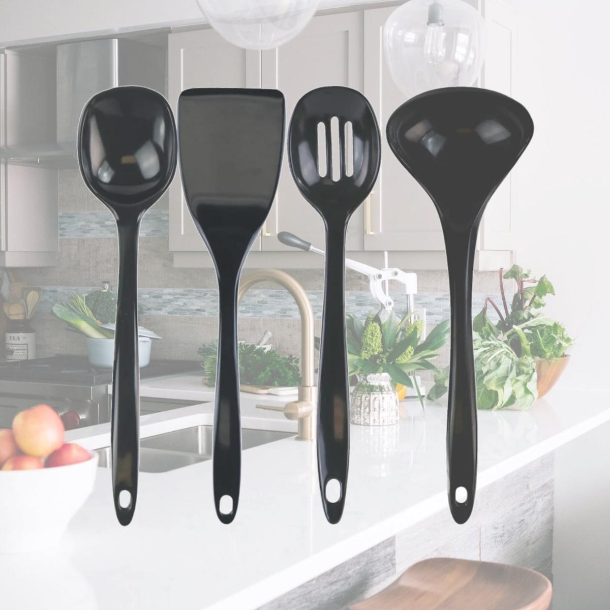 Picture of Reston Lloyd 4pc Utensil Set  Charocal 
