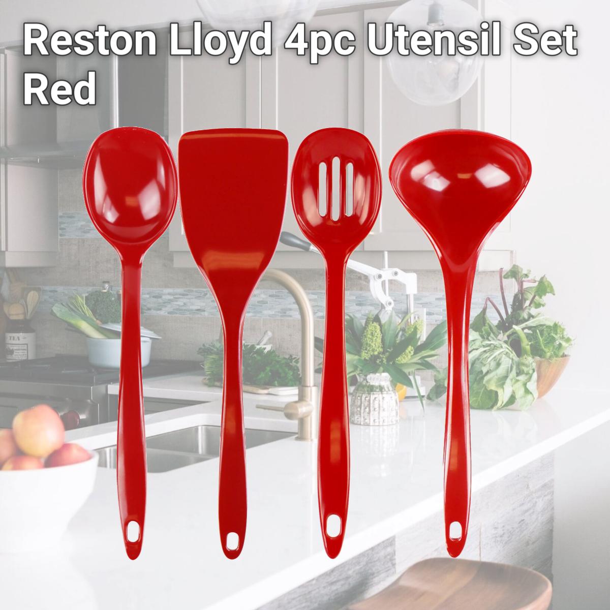 Picture of Reston Lloyd 4pc Utensil Set  Red