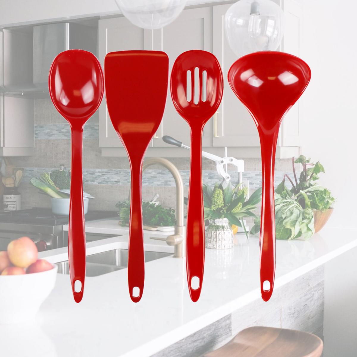 Picture of Reston Lloyd 4pc Utensil Set  Red