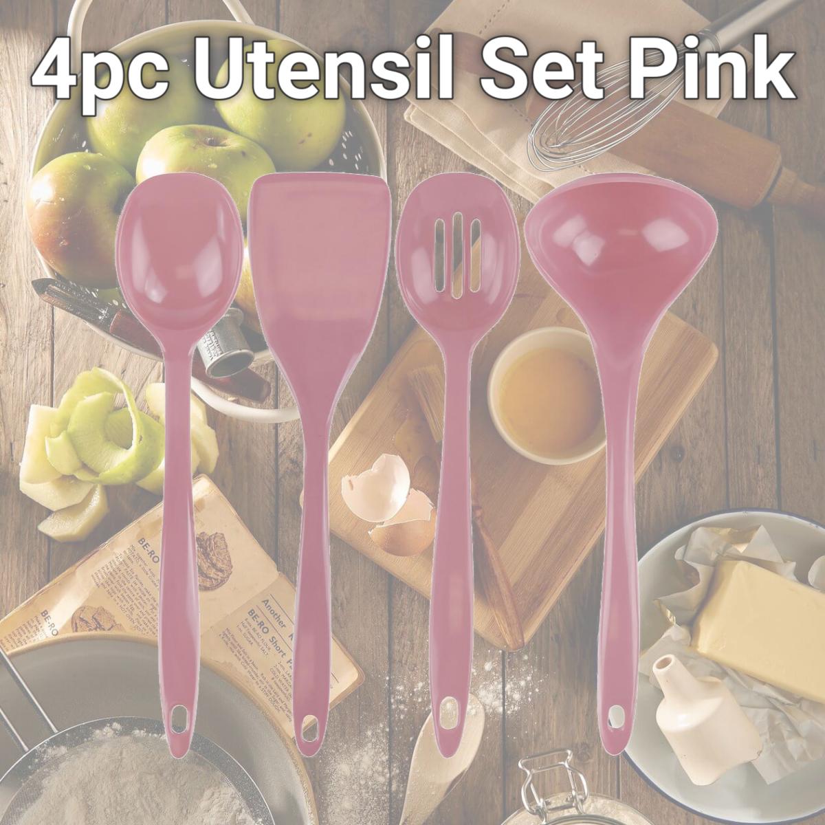 Picture of Reston Lloyd 4pc Utensil Set  Pink 
