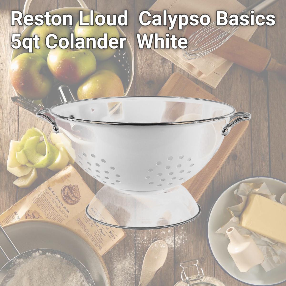 Picture of Reston Lloud 88300 Calypso Basics 5qt Colander  White 