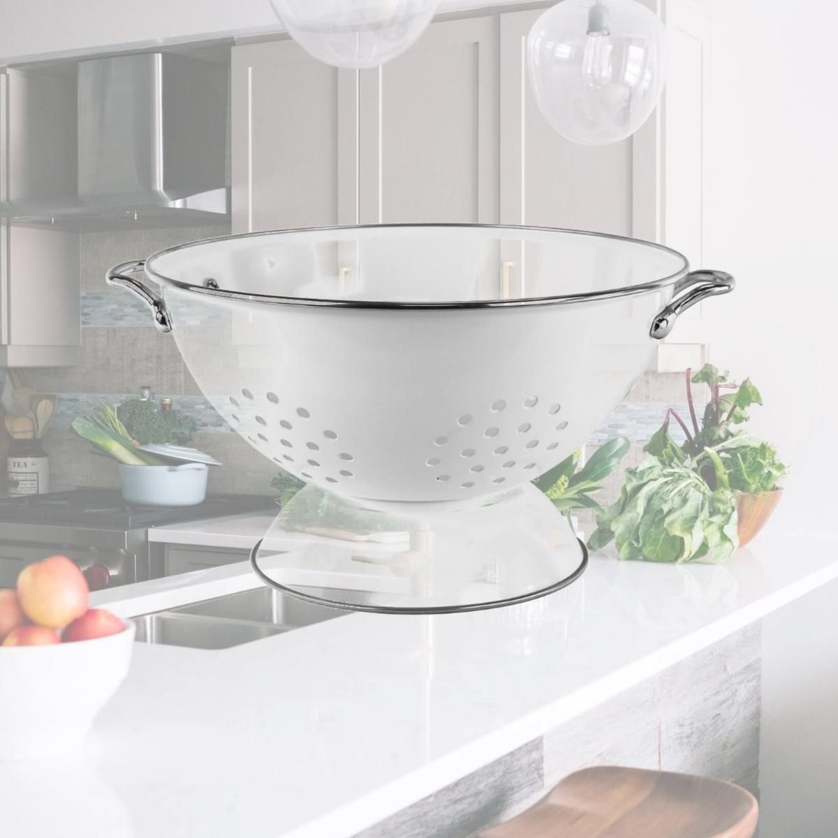 Picture of Reston Lloud 88300 Calypso Basics 5qt Colander  White 