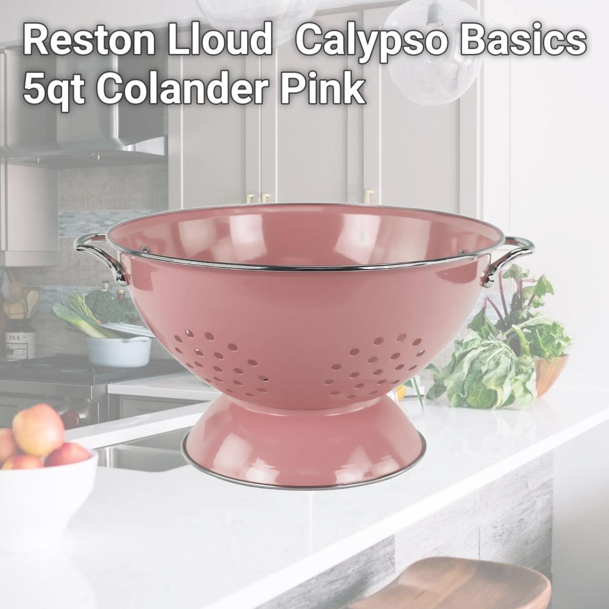 Picture of Reston Lloud 88601 Calypso Basics 5qt Colander  Pink 