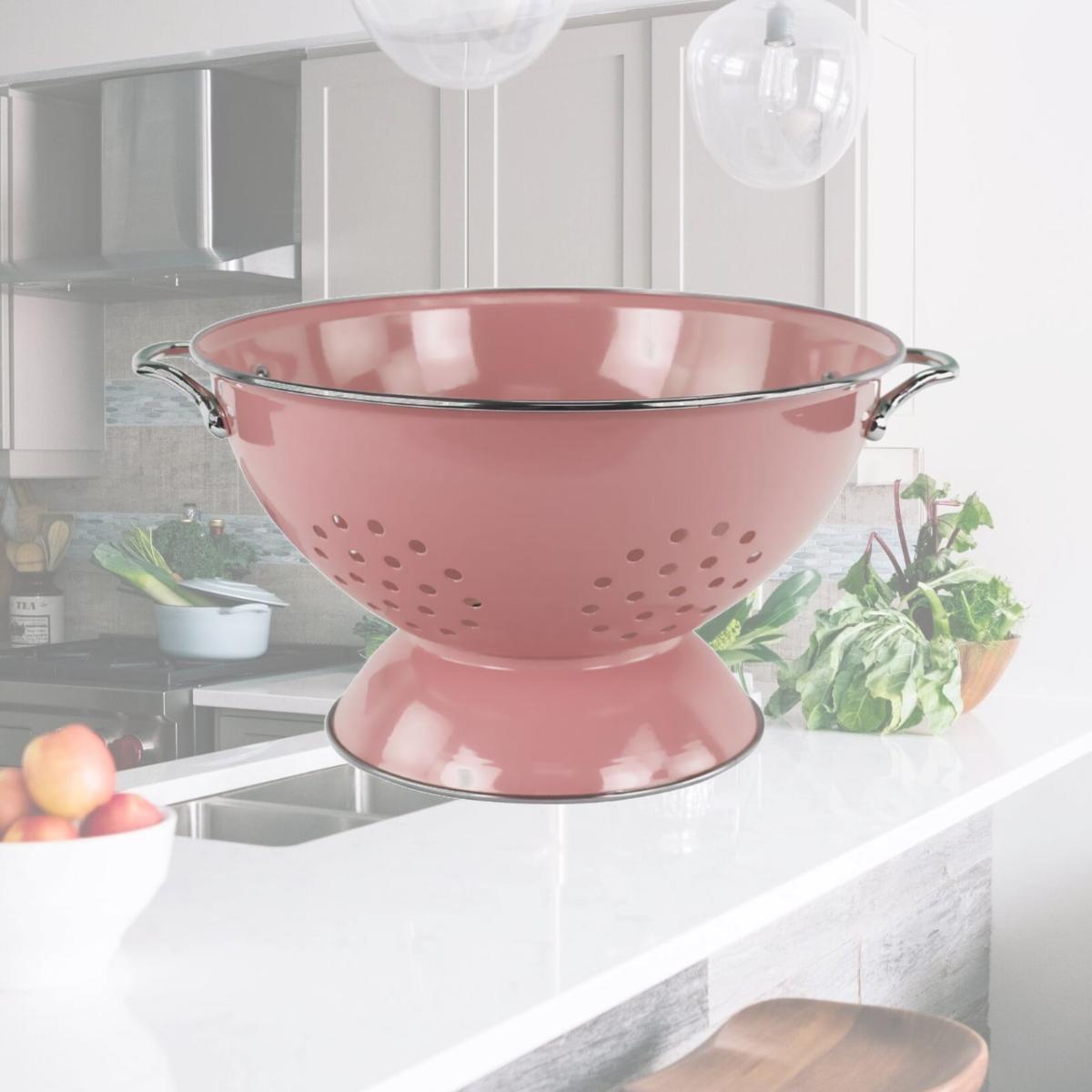 Picture of Reston Lloud 88601 Calypso Basics 5qt Colander  Pink 