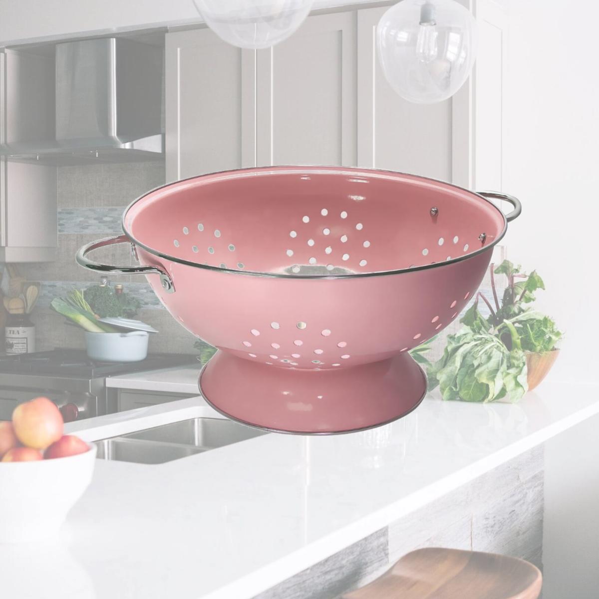 Picture of Reston Lloyd 89601 Calypso Basics 7qt Colander Pink 