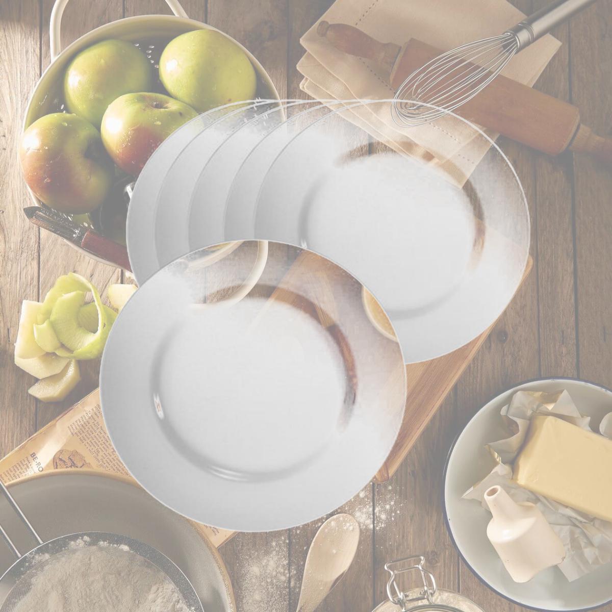 Picture of Reston Lloyd 72300 6pc Melamine Salad Plate Set  White 
