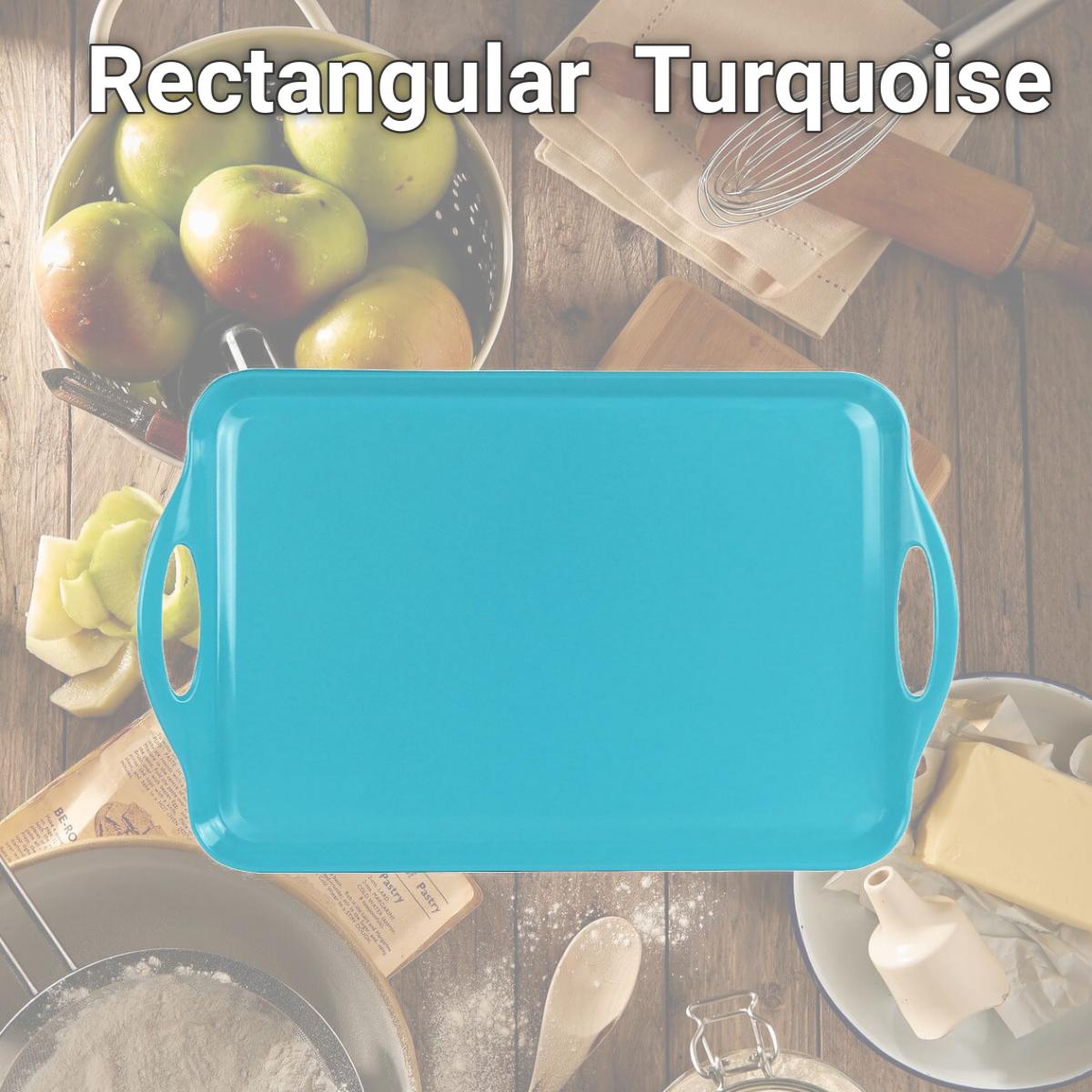 Picture of Reston Lloyd Multi-Purpose 18" Rectangle Melamine Plastic Handled Tray