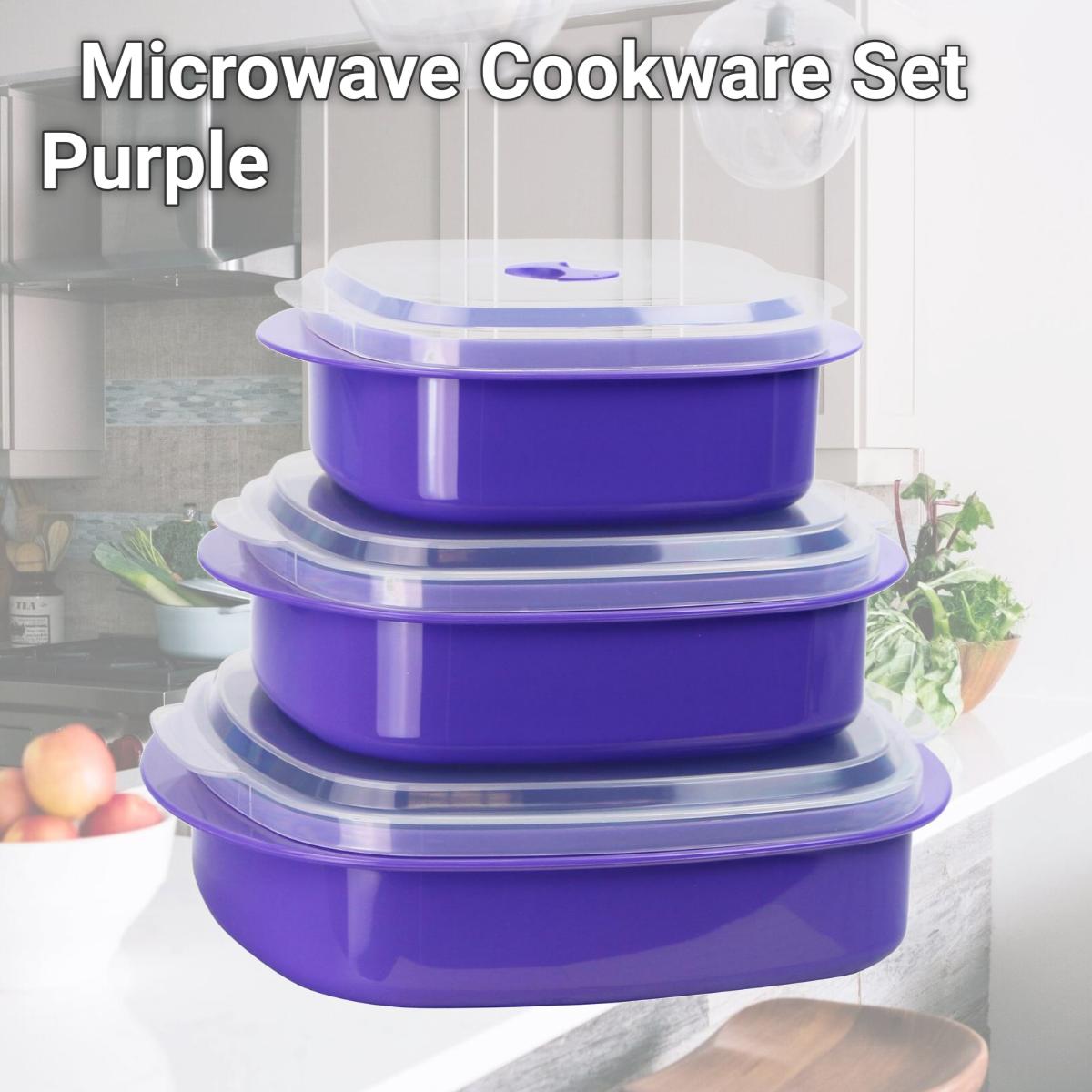 Picture of Reston Lloyd 20501 Microwave Cookware Set  Purple 