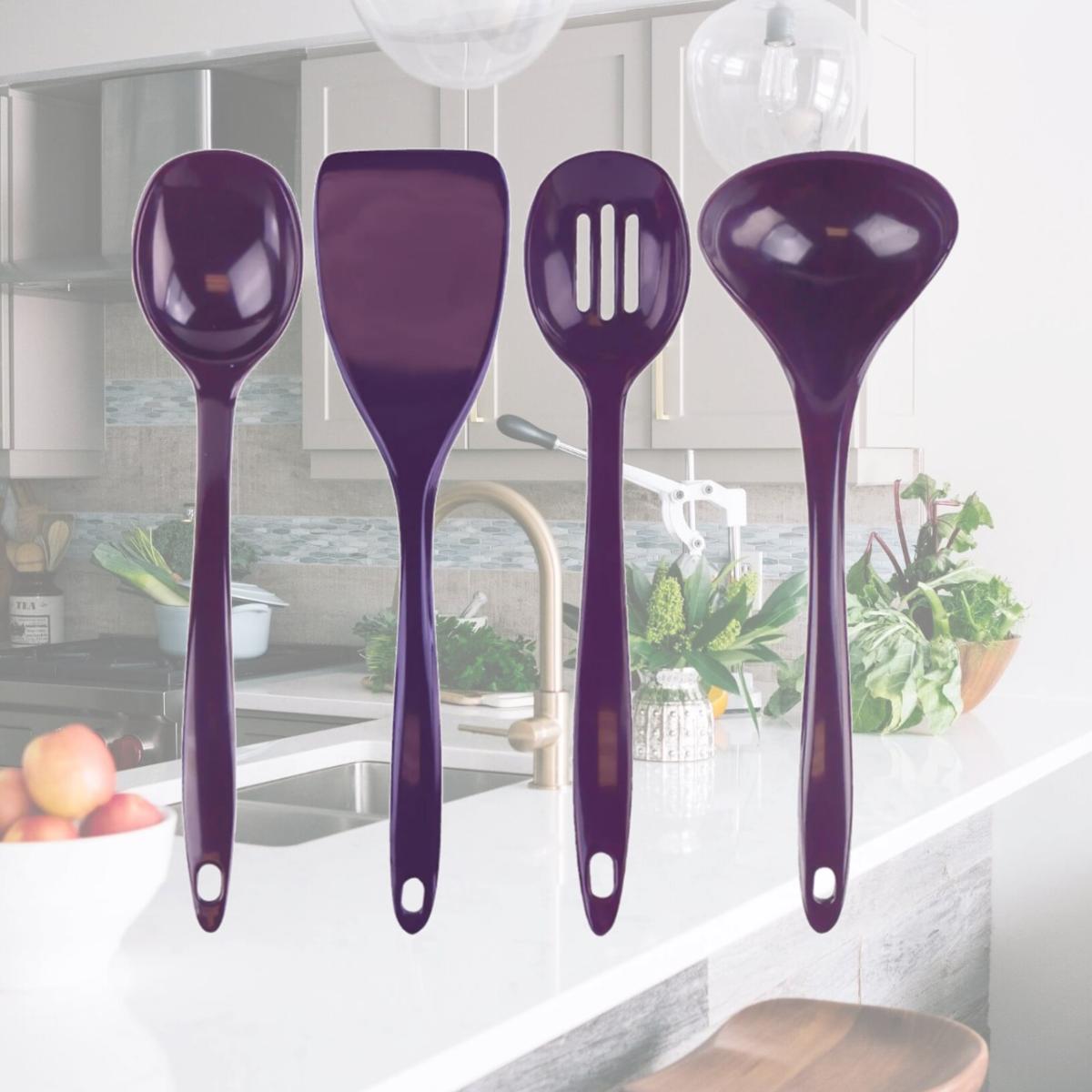 Picture of Reston Lloyd 4pc Utensil Set  Plum