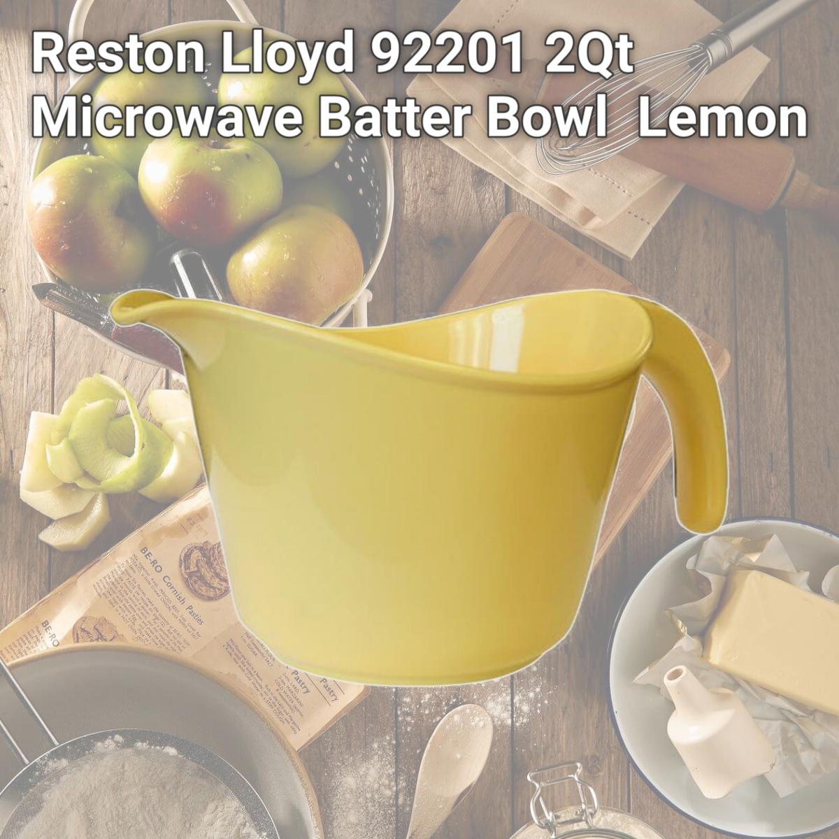 Picture of Reston Lloyd Melamine Batter Bowl with Pour Spout and Detachable Handle -  Lemon