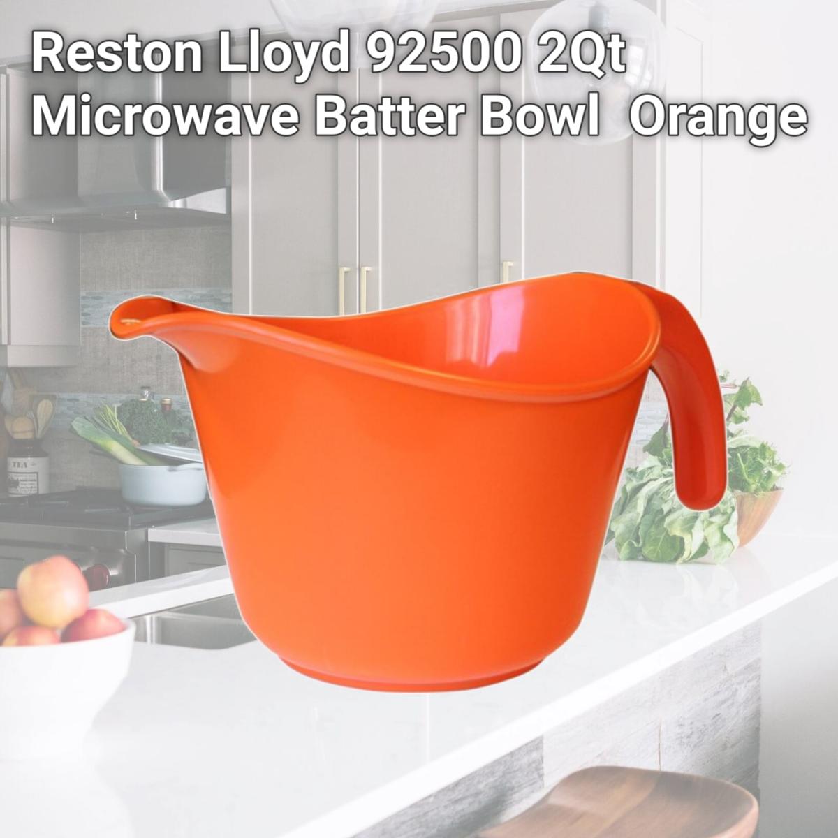 Picture of Reston Lloyd Melamine Batter Bowl with Pour Spout and Detachable Handle -  Orange