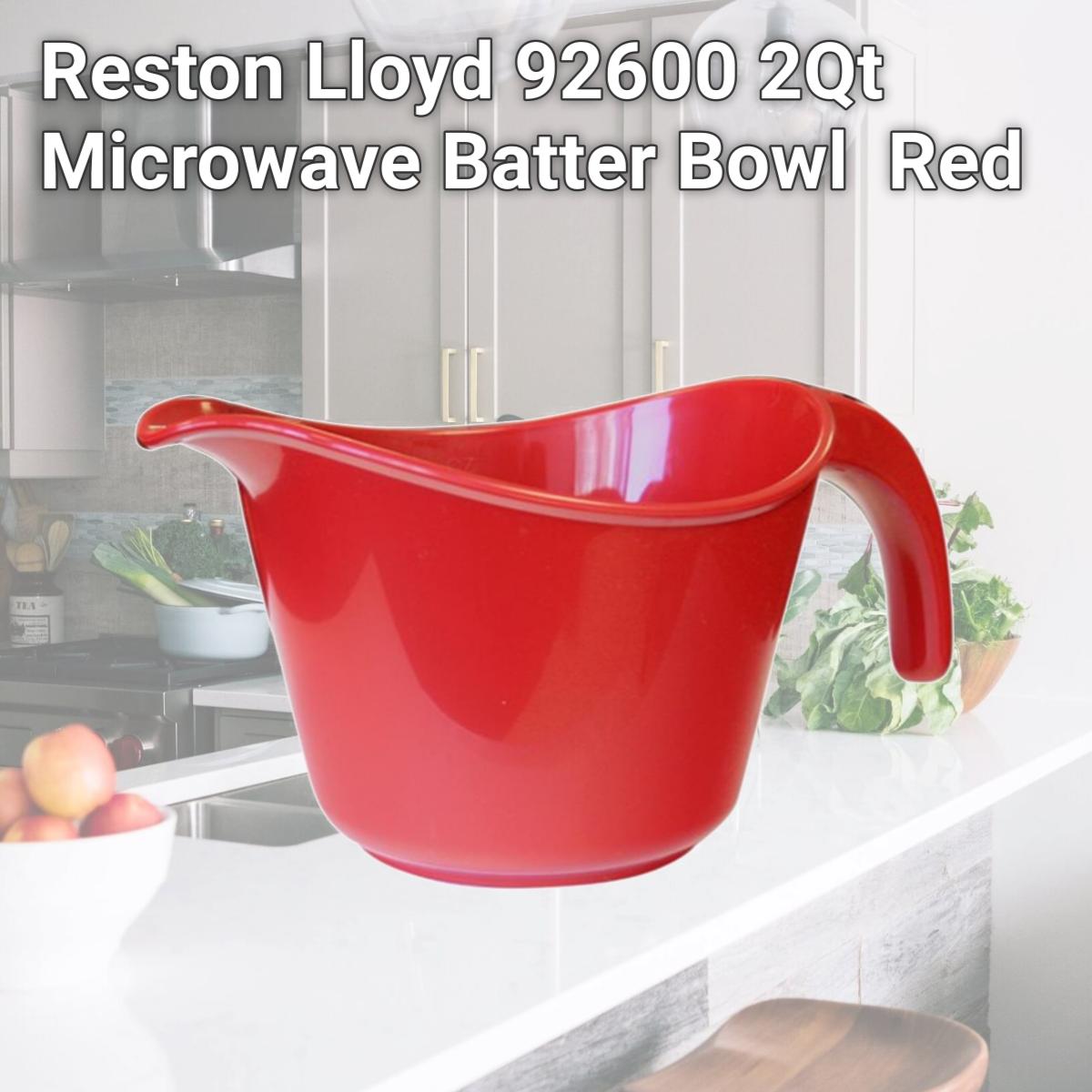 Picture of Reston Lloyd Melamine Batter Bowl with Pour Spout and Detachable Handle -  Red