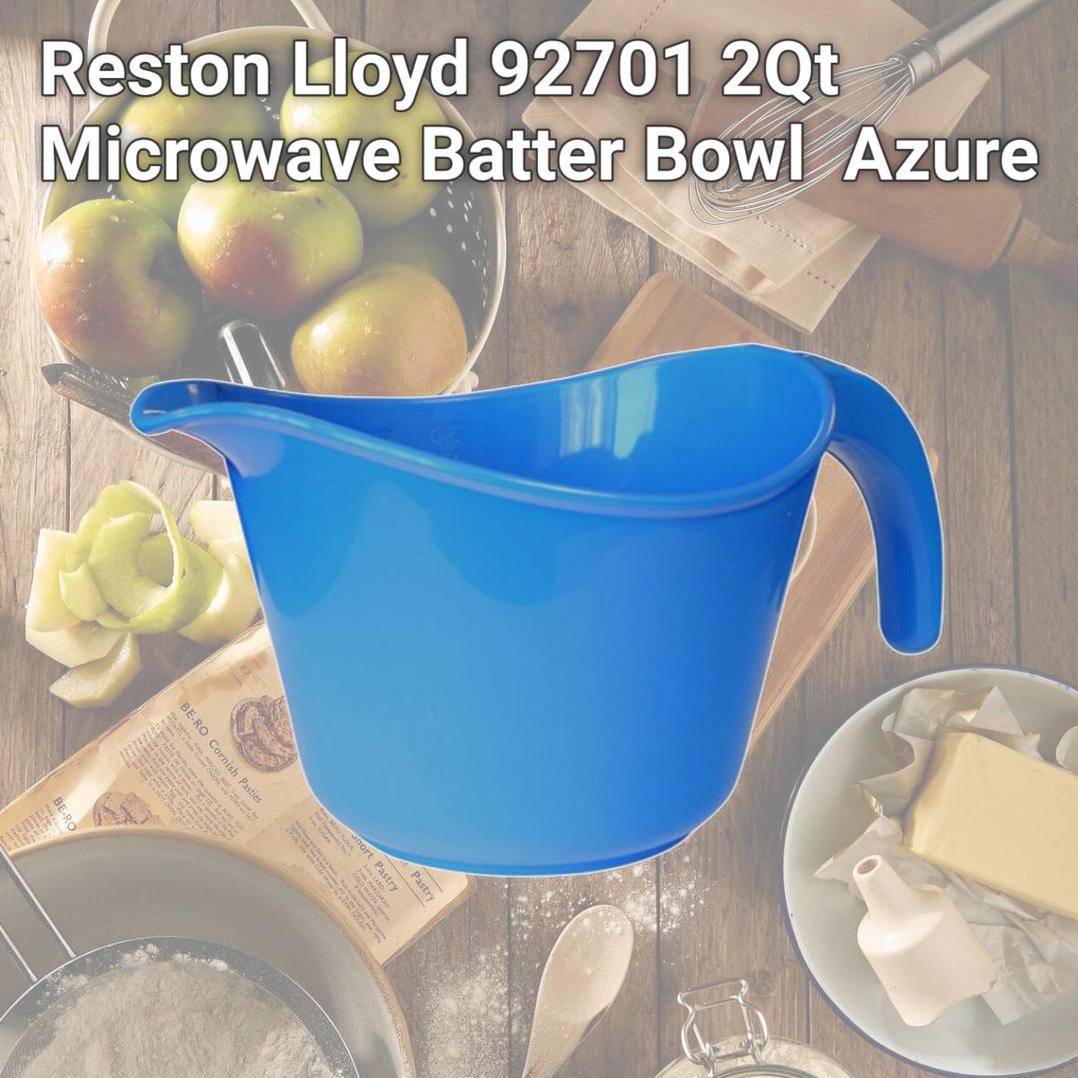 Picture of Reston Lloyd Melamine Batter Bowl with Pour Spout and Detachable Handle -  Azure