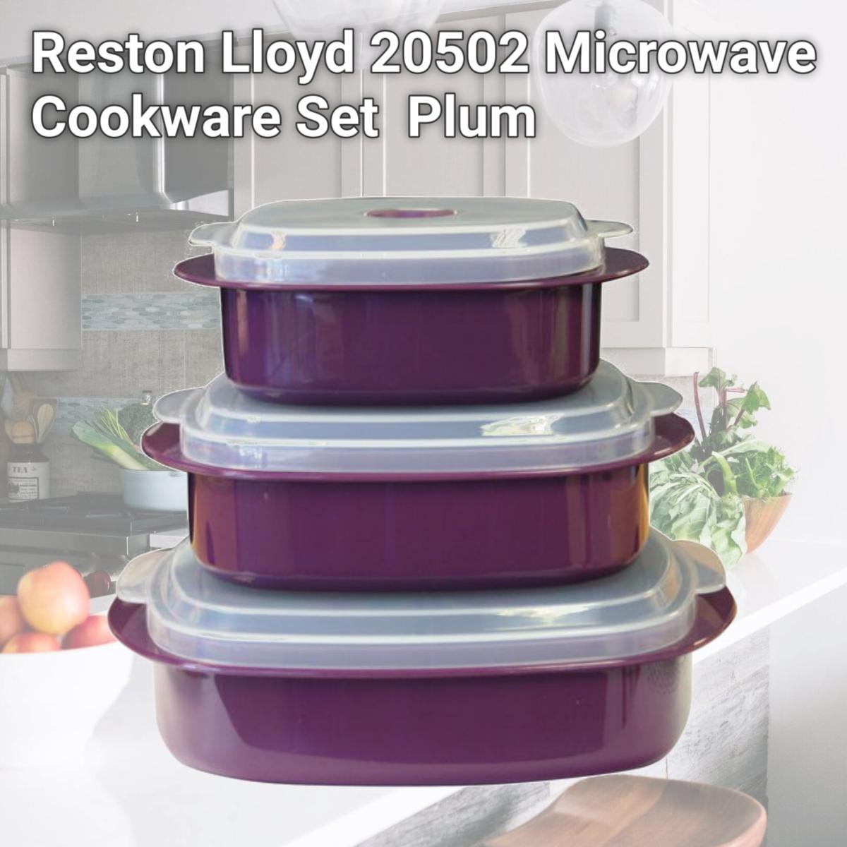 Picture of Reston Lloyd 20502 Microwave Cookware Set  Plum 